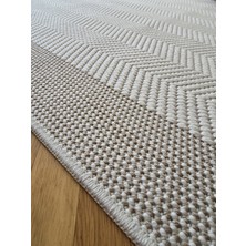 Elvey Home Lara 01 Krem Bej Sisal Iskandinav Extra Yumuşak Özel Kesim Kolay Temizlenen Salon Koridor Mutfak Halısı