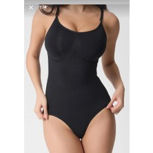 BBS Siyah Askılı Toparlayıcı Korse Body