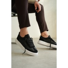 Kazax KB-010 Kuback Siyah Cilt Günlük Erkek Ayakkabı