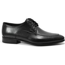 Onlo Ayakkabı 11 Hakiki Deri Siyah Bağlı Klasik Erkek Ayakkabı