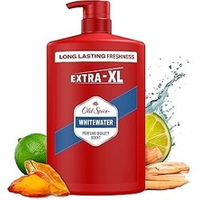 Starseven Old Whitewater Erkekler Için Duş Jeli Şampuan 1000 ml Ekstra-Xl