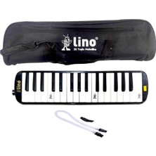NessiWorld 32 Tuşlu Bez Çantalı Melodika Siyah