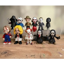 Pilovestik Halloween Korku Serisi 10 Parça Biblo Seti - El Yapımı Özel Tasarım Koleksiyon