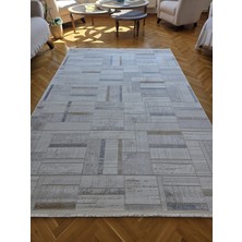 Elvey Home London Krem Multi Bambu Akrilik Yumuşak Modern Özel Kesim Salon Koridor Oturma Odası Halısı
