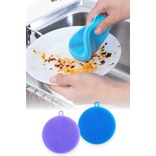 Tonkut 2li Kir Tutmaz Tırtıklı Yüzey Bulaşık Yıkama Pedi Çizilme Engelleyen Sihirli Tencere Tava Temizleme