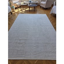 Elvey Home London Krem Bambu Yazlık Akrilik Yumuşak Modern Özel Kesim Salon Koridor Oturma Odası Halısı