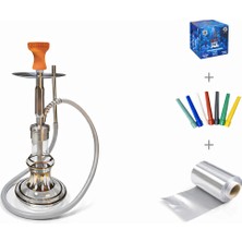 Puffstore Çelik Çantalı Nargile Seti - Çelik Morbıus Nargile