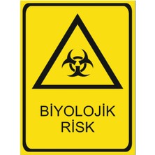 HiperAD Reklam Biyolojik Risk Dekota – 3 mm Forex Uyarısı 25 cm × 35CM