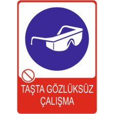 HiperAD Reklam Taşta Gözlüksüz Çalışma Dekota – 3 mm Forex Uyarısı 25 cm × 35CM
