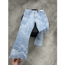 Difransel Jeans Erkek Desenli Baggy Jean