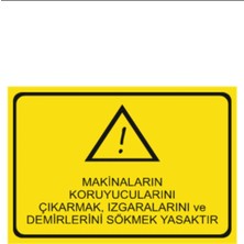 HiperAD Reklam Makinelerin Koruyucularını Çıkarmak , Izgara ve Demirlerini Sökmek Yasaktır Dekota 25×35