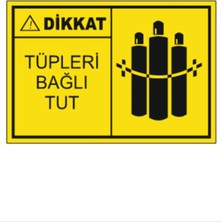 HiperAD Reklam Tüpleri Bağlı Tut Dekota Baskı – 3 mm Forex Uyarı Tabelası 25 cm × 35CM