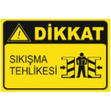 HiperAD Reklam Dikkat Doğalgaz Dekota Baskı – 3 mm Forex Uyarı Tabelası 25 cm × 35CM