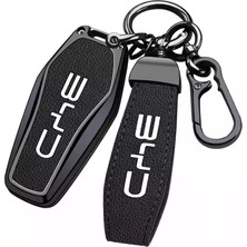 Bir Aksesuar Al Byd Serisi Uyumlu Premium Alaşım & Deri Anahtar Kılıfı - Tam Koruma - Model 1042