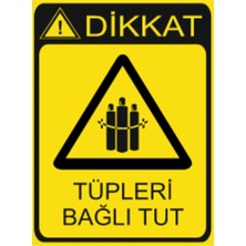 HiperAD Reklam Tüpleri Bağlı Tut Dekota – 3 mm Forex Uyarısı 25 cm × 35CM