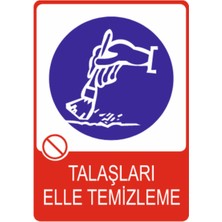 HiperAD Reklam Talaşları Elle Temizleme Dekota – 3 mm Forex Uyarısı 25 cm × 35CM