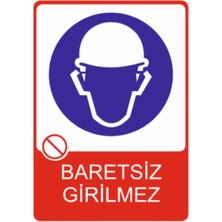 HiperAD Reklam Baretsiz Girilmez Dekota – 3 mm Forex Uyarısı 25 cm × 35CM