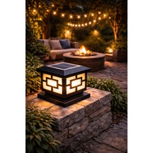 Edison Solar Set Üstü Bahçe Armatürü – Güneş Enerjili Otomatik Yanan Dekoratif LED Lamba - Dış Mekan Bahçe Aydınlatması