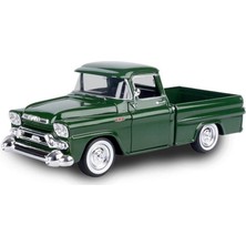 Motormax  Motor Max Koleksiyon 1 / 24 Ölçek 1958 Gmc 100 Pickup Model Metal Araba Yeşil