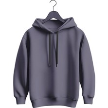 MGAX Oversize Unisex Basic (Hoodie) Cepsiz Kapşonlu Sweatshirt