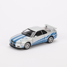 Vardem 1:24 Ölçek Sesli Işıklı 4 Kapısı Kaput ve Bagajı Açılan Stantlı Model Araç Gtr Gri