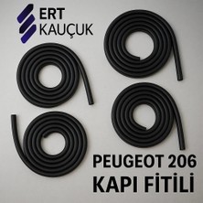 Ert Kauçuk Peugeot 206 - 4 Kapı Fitili Takım