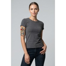 Geçici Çapa Figürlü Renkli Mini Dövme Tattoo 6X10 cm