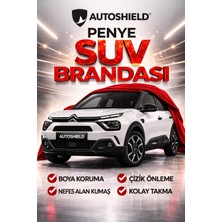 Universal Citroen C4 Cactus Penye Suv Araç Brandası Kalın Kumaş Garaj Brandası Oto Araç Koruma Örtüsü Kırmızı