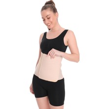 Feyza Design Abdominal Karın Korsesi Standart - Hava Alabilen, Ayarlanabilir Cırtlı