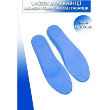 Feyza Design Unisex Memory Foam Tabanlık Set 36-42 Numara, Rahatlatıcı Ped