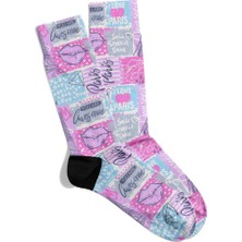 Eğlenceli Çorap  Unisex You Are Chs City Paris Desen Baskılı Çorap