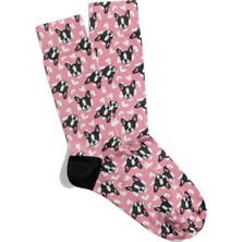 Eğlenceli Çorap  Unisex Love Dog Cute Desen Baskılı Çorap