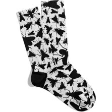 Eğlenceli Çorap Unisexmosquito Pprt Desen Baskılı Çorap