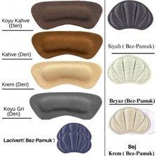 Feyza Design 8 Çift Topuk Koruyucu ve Numara Küçültücü Deri ve Kumaş Pedler