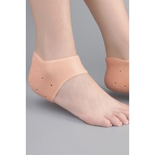 Feyza Design Silikon Topuk Gömleği Ten Rengi Topuk Çorabı Dikeni Koruyucu
