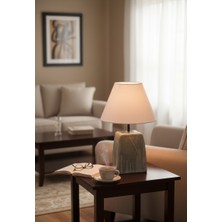 Seramik Hayalleri Dekoratif  Dikdörtgen Prizma  Seramik  Abajur  ABJ0032