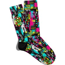 Eğlenceli Çorap Unisex Cool Summer Desing Baskılı Çorap