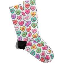 Eğlenceli Çorap Unisex Cutue Pie You Rock Desen Baskılı Çorap