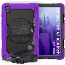 Esranın Dünyası Newface Samsung Galaxy T500 Tab A7 10.4 Kılıf Pars Tablet Kapak - Mor RSMRK34-ESRDNS