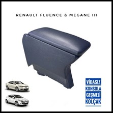 Kolçakçım Fluence-Megane III Vidasız Konsola Geçmeli Kolçak (Kol Dayama)