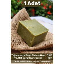 Carlburn #sabun Doğal Güzel Kokulu El Yüz Saç Cilt Vücut Orijinal Bitkisel Siirt Bıttım Sabunu 120G - 1 Adet