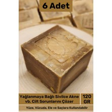 Carlburn #sabun %100 Doğal Güzel Kokulu El Yüz Saç Cilt Vücut Orijinal Bitkisel Halep Sabunu 120G - 6 Adet