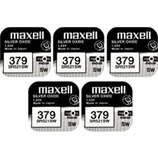 Maxell SR521SW 379 Saat ve Cihaz Pili - 5 Adet
