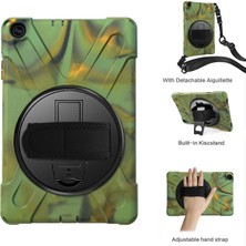 Esranın Dünyası Newface Samsung Galaxy T510 Tab A 10.1 Kılıf Amazing Tablet Kapak - Kamuflaj RSMRK34-ESRDNS