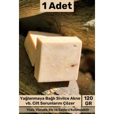 Carlburn #sabun %100 Doğal Güzel Kokulu El Yüz Saç Cilt Vücut Orijinal Bitkisel Argan Sabunu 120G - 1 Adet