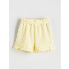 Lc Waikiki Yeni Sezon Beli Lastikli Basic Kız Çocuk Şort