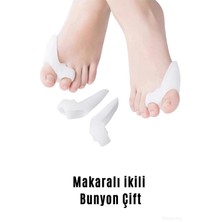 Feyza Design Ayak Bunyon Koruyucu Makaralı 2'li Set - Silikon