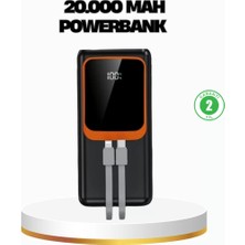 Fta Ticaret Powerbank 20000 Mah 22.5W Hızlı Şarjlı ve Kompakt Çoklu Kablo Çıkışlı