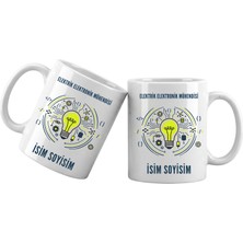 Liya Gift Collection Isim Yazılı Elektrik Elektronik Mühendisi Kupa Bardak – Kişiye Özel Mühendis Meslek Kupası