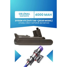 Electroll Dyson V11 (SV11 TAK-ÇIKAR MODEL) Uyumlu Batarya (ORJİNAL KAPASİTE) 25.2v 4000mah Pil Dikey Süpürge Bataryası